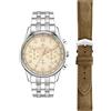 LUCIEN ROCHAT Orologio Uomo, Cronografo, Analogico, Cinturino in Acciaio, Collezione Montreux Special Pack - R0473615003