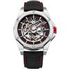 Sea Gull SEA-GULL 2022 nuovo gabbiano uomo automatico meccanico Hollow prospettiva orologio quadrante grande orologio impermeabile personalità per uomo, Rosso-2