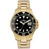 Dugena - Orologio da polso al quarzo da uomo, corona a vite, vetro minerale temprato, Diver