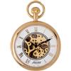 Lorenz Squelette 030277BB - Orologio da taschino meccanico a carica manuale - Quadrante con numeri arabi e movimento a vista - Inclusa nella confezione stand per appoggio e catena in acciaio