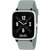 LIU JO Tech SWLJ043 - Smartwatch da donna in silicone, 48 x 34 x 11 mm, colore: Grigio