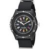 Nautica Orologio Analogico Quarz Uomo Nero, con Cinturino in Silicone NAPSRF001