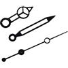 RNSZKIPJ Nuovi accessori per orologio a tre pin colore lancette vuote senza luminoso, adatto per movimento NH35/36/4R/7S, Mani nere schelet, 12.5cm