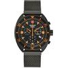 swiss alpine military Swiss Alpine Militare Orologio Cronografo da Uomo Analogico Al Quarzo 7066.9 Acciaio Inox - Nero/Nero/Schwarz-Or - 9179sam