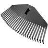 Fiskars Solid Testa di scopa da giardino, M, Lunghezza: 21 cm, Nero, 1014914