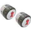 Weber 91538 - Manopole di Controllo Illuminate per Alcune Griglie Summit, Confezione da 2