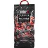 Weber Carbone di legna Premium/accessorio BBQ, combustibile naturale per calore di lunga durata, accensione in 15 minuti, fino a 1,5 ore di combustione, 5 kg