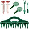 Yugugomo Strumento per Piantare Piantine,Kit Dispensatore per Semina - Seminatore Manuale per Ortaggi Fiori da Giardino Terrazzo e Cortile