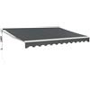 vidaXL Tenda Sole Automatica Retrattile Antracite 3,5x2,5 m