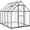 vidaXL Telaio Serra con Base Antracite 224x169x195 cm in Alluminio