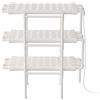 GMSLuu Hydroponic System Hydroponic Grow Kit Hydroponic Pipe Home per sistemi di coltivazione di piante idroponiche senza terra 108 fori, 12 tubi, 3 strati, sistema idroponico per casa, balcone, giardino,