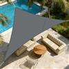 LOVE STORY Vela Ombreggiante Impermeabile 2.5x2.5x3.5m Triangolare, Tenda a Vela Oxford, Protección Rayos UV per Esterno, Giardino, Terrazza, Antracite