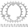 Gotrain Punte in acciaio inox da 252 mm compatibili con Automower 330, punte per robot rasaerba con 18 viti in acciaio inossidabile per Automower 420, miglioramento della trazione per robot tosaerba