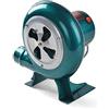 SYLJ Leggero Elettrico Air Blower, Blower Ventilatore Centrifugo, Soffiatore per Forgia A Carbone, per Barbecue Combustione, Ventola di Cottura Ventilatore d'Aria BBQ, 220V (Size : 100W)