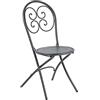 EMU Australia Pigalle Sedia Pieghevole Art 924 Ferro Antico Fabre cod. 22