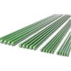A2ZWORLD 10 Pezzi Supporto Per Piante 180cm Ø11mm, Canne In Acciaio Plastificato, Bastone Orti, Colore Verde, Tanti Misure (1,1X180cm)