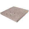 belfer Bel-Fer Base in graniglia di Cemento 40x40 Modello 42/BSE/1, per fontane con ghiera Grande