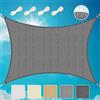 Sol Royal Tenda a Vela Ombreggiante Rettangolare 2x3 m HDPE SolVision HS9 - Vele Parasole da Giardino Traspirante Protezione Parasole e Raggi UV - Tendone Tende Antracite 200x300 cm