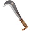 GrecoShop Roncola/Pennato monte rotondo manico cuoio acciaio forgiato