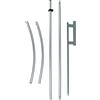FSFLAG Asta per bandiera con piume, kit con picchetto, 3,8 m, per pubblicità con bandiera a piuma (senza bandiera)