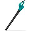 VONROC Soffiatore Foglie 650W - 2 Velocità 120/190 km/h, Leggero ed Ergonomico con Softgrip, Funzione Soffiaggio Continuo, Dispositivo Antistrappo - Per Giardini, Vialetti e Prati