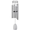 Woodstock Chimes Signature Collection, Campane del Paradiso, argento, 81,3 cm, Decor Designs, campane a vento per esterni, patio, casa o giardino (BPMS)