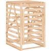 vidaXL Copribidone 84x90x128,5 cm in Legno Massello di Pino