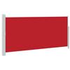 vidaXL Tenda da Sole Laterale Retrattile 140x300 cm Rosso Telo Telone Parasole