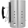 Papillon Kit CIMINIERA ACCENSIONE per Carbone 17x27h Acciaio Inox