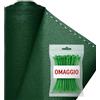Lemag srl Rete Ombreggiante Verde 90% 1,5 x 5~30 m + 100 Fascette Omaggio - Telo Frangisole Balcone Giardino Recinzione - Anti-UV, Oscurante Privacy - Vari Formati - Lemag SRL (1.5x20)
