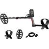 Minelab - Rilevatore di metalli Vanquish 360 completamente automatico, leggero e impermeabile con tecnologia Multi-IQ, include bobina V10X a doppia D da 25,4 cm