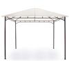 sal mar Gazebo Rodi, Misura 3x4 m, in Metallo, Palo 40x40, Beige