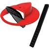 U/D Trappola per Topi Flip N Slide con Coperchio a Secchio Riutilizzabile per Controllo dei Ratti, per Uso Interno ed Esterno (Rosso)
