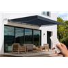 Cazeboo Tenda da sole motorizzata semicassonata FAZZIO 5x3m grigia