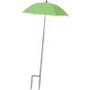 perfk Ombrello da Sole 133 Cm, Ombrello Protettivi per Piante Funzione di Altezza Regolabile, Garden Ombrello per Proteggere Piante in Vaso, Aiuole, Verdure O Fiori, Verde