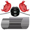 TALOEYH Bosch F016800431 - Filo di ricambio per decespugliatore, 37 cm x 3,5 mm, per decespugliatore Bosch AFS 23-37, con testina per decespugliatore F016F04839 e copertura bobina F016F04841 (50