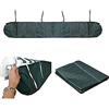 YFFS Custodia per Tenda da Sole Protezione Solare Custodia Antipolvere con Cordino per Patio Esterno da Giardino Sostituzione Impermeabile della Copertura della Tenda (4m/ 13.12ft,verde)