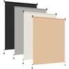 HOMEDEMO Tenda da sole per esterno, Tenda Avvolgibile Verticale a Rullo per Balconi e Terrazze, Protezione UV e Privacy, Impermeabile e Resistente, 160x240cm Cachi