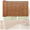 Generico Recinzione in Canne Privacy, Recinzione in bambù Rotoli 80cm 90cm 100cm 110cm 120cm 130cm 140cm Altezza Recinto da Giardino con Patio sul Retro, Schermatura Decorativa