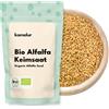 Kamelur BIO Alfalfa Sprouts Seeds - Semi Di Erba Medica Bio, Semi Di Germinazione Senza Additivi - Semi Di Erba Medica In Confezione Biodegradabile
