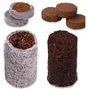 your GEAR Coco Disc - 50 compresse di cocco con o senza custodia - Vaso per la coltivazione senza piciere, terriccio per fiori non fertilizzato, senza torba