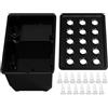 Generico Hydroponics Growing System Kit, 15-Pod Indoor Cultivation Planter with ABS Construction, Balcony, Garden, Greenhouse, Outdoor Farm, Backyard