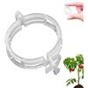 ZVD Giardino Piante Clip di Supporto, Supporto per Piante, Plastica Garden Plant Flower Clip,Pali per Pomodori, Semenzaio, Patate da Semina, Offerte di Primavera Giardinaggio (Bianchi 200 Pezzi)