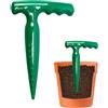 Generico Dibber Da Giardino | Attrezzo Per Piantumazione A Manico Lungo | Piantatore Per Fori Da Giardino E Piante - Per Cetrioli Pomodori Piantagione Rinvaso Aiuola Serra Fattoria Cortile Giardiniere Donne