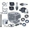 Gubeter Kit pistone cilindro 48 mm, Per Husqvarna 61 268 272 per parti motosega Jonsered 625 630. , 503 53 20 71