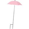 perfk Plant Ombrello Protezione pianta Protezione Ombrello Decorazione da Giardino Multipurpose Garden Ombrello Shade per fioriere, Rosa