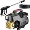ASQUAR Pressure Washer, idropulitrice, 2200 W, 160 bar, 390 L/H, 3 tipi di getto, regolazione intelligente della pressione, motore a induzione intelligente 7 m