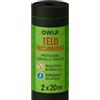 OWIJI Telo Pacciamatura Anti Erbacce Erbe Infestanti PRO Polipropilene Dimensioni 2 x 20 m Agricolo Super Resistente Tessuto Permeabile Resistenza Raggi UV Giardino Orto Aiuola