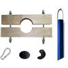 Capability Pinza in legno da 160 mm e plunscher da 90 mm, per tubi KG DN 160/125/110, per fontane, verricello da giardino o fontana, pompa da giardino
