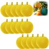 Generico 15 Pezzi Trappola per la Mosca della Frutta, Palla Catcher appiccicosa appiccicosa da 3 Pollici, Multifunzione per Il Controllo dei parassiti da Giardino e Interni (Giallo)